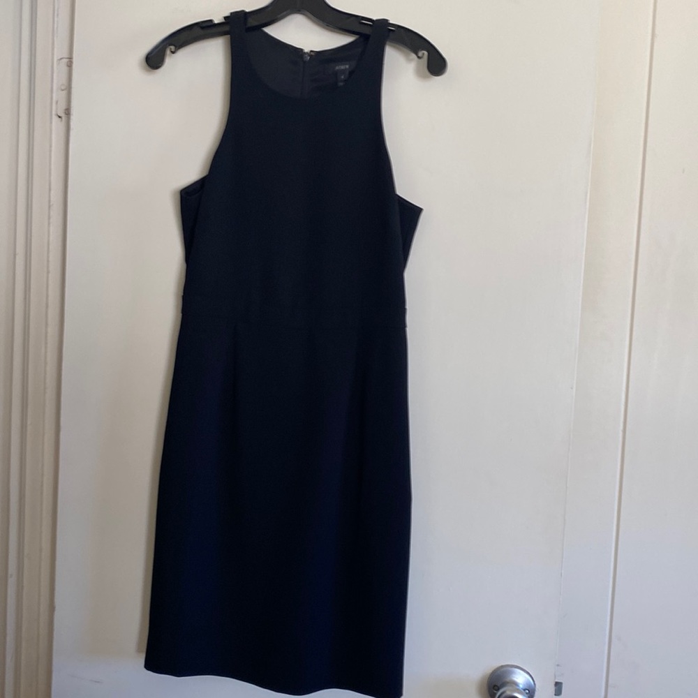J. Crew Structured Black Dress size 6